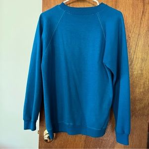 Vintage 80s blue pullover sweater men’s medium